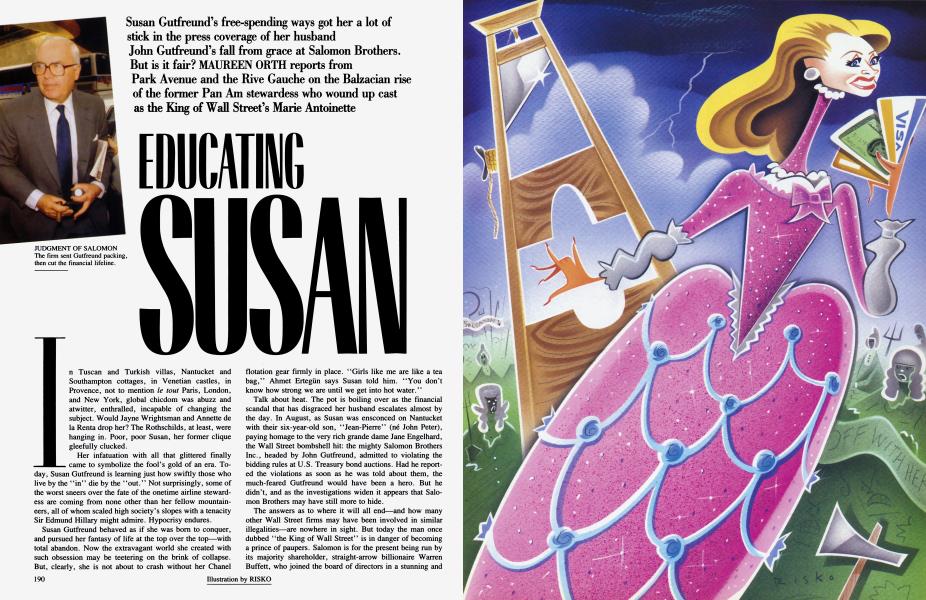 EDUCATING SUSAN | Vanity Fair | November 1991