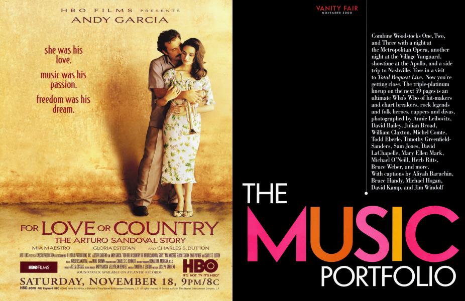 THE MUSIC PORTFOLIO | Vanity Fair | November 2000