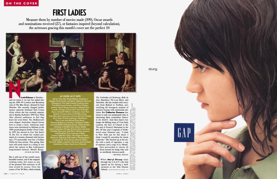 FIRST LADIES | Vanity Fair | April 2001