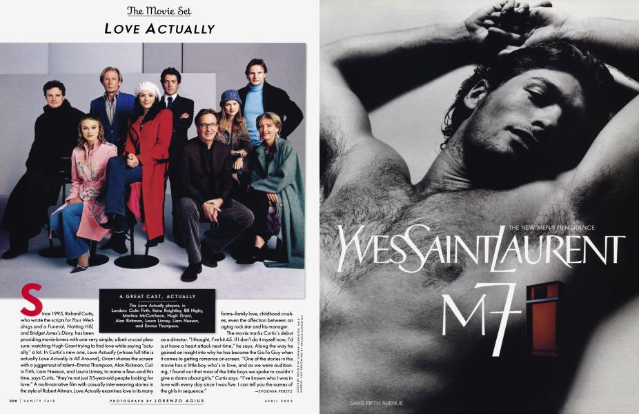 LOVE ACTUALLY | Vanity Fair | April 2003