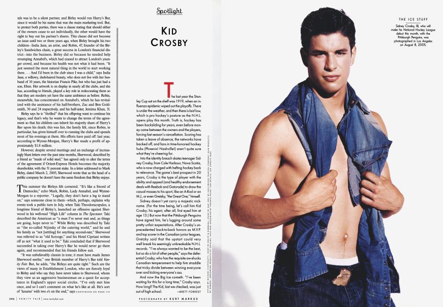 KID CROSBY | Vanity Fair | October 2005