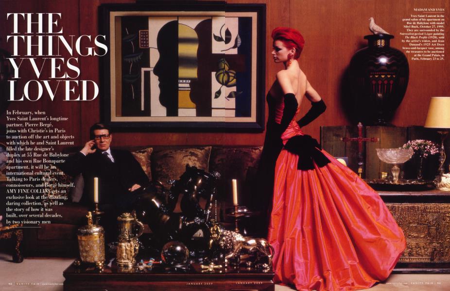 THE THINGS YVES LOVED | Vanity Fair | January 2009