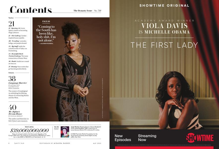 Contents | Vanity Fair | MAY 2022