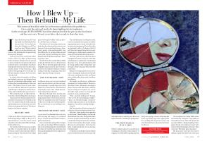 PERSONAL HISTORY: How I Blew Up— Then Rebuilt—My Life | Vanity Fair